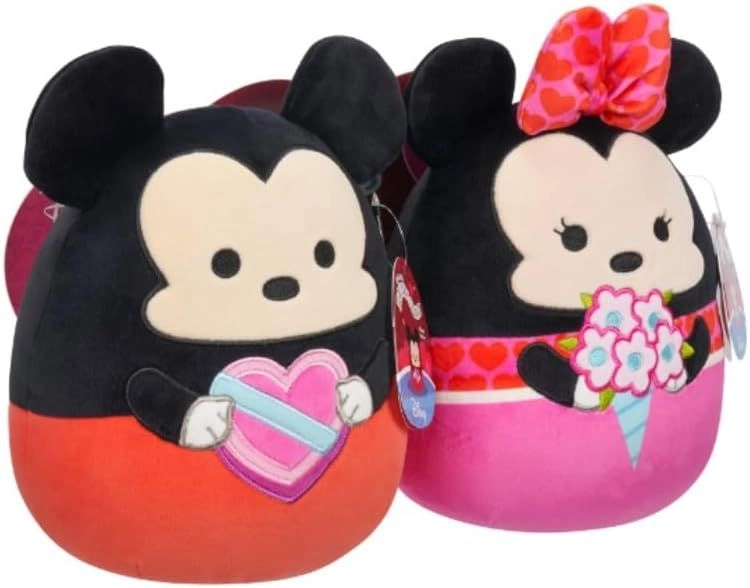 Mickey and Minnie Disney Valentine Pair 30 cm Plush