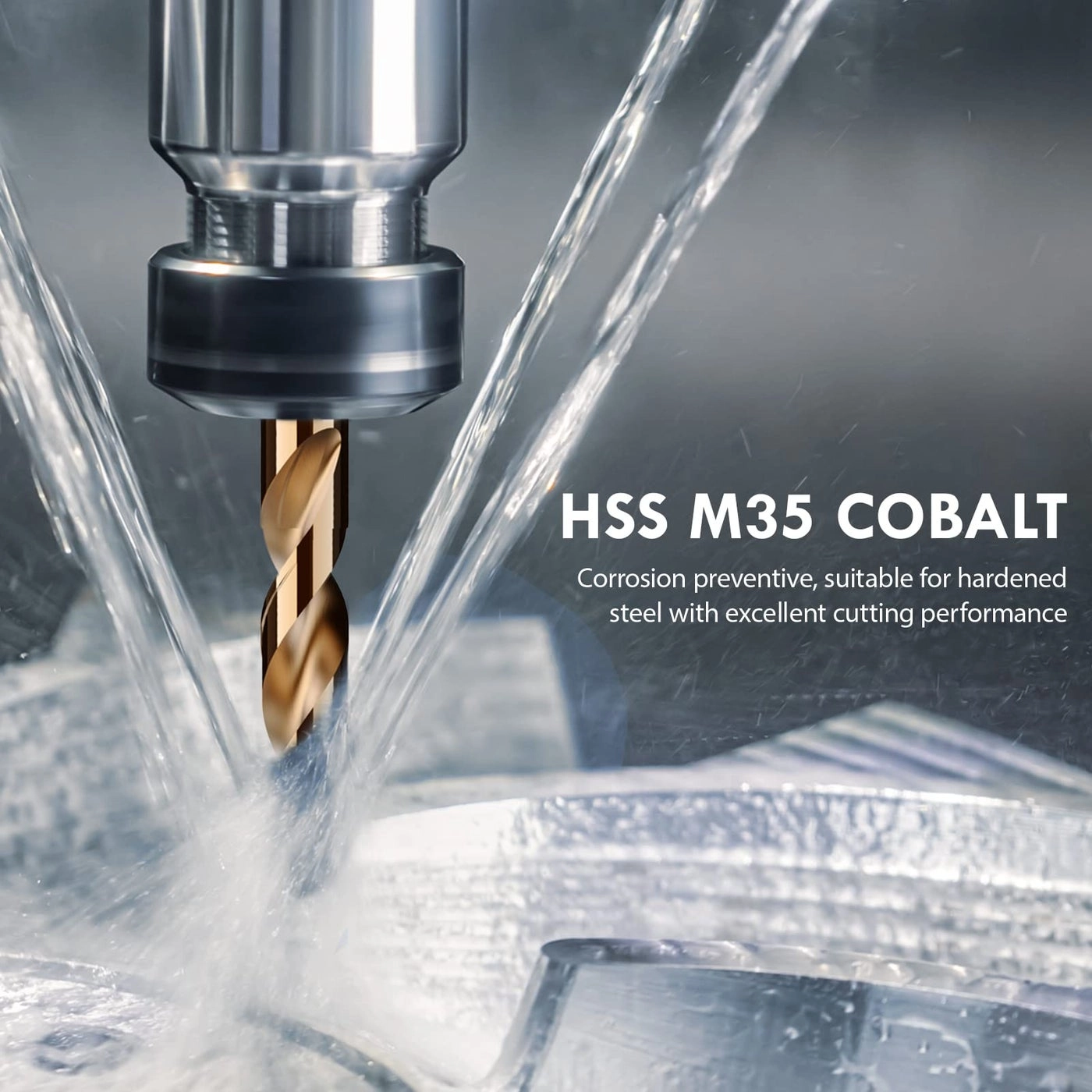 M35 Cobalt Drill Bit - 4pcs 9mm
