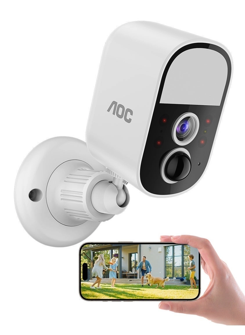 AOC Indoor Wireless Battery Camera 2K