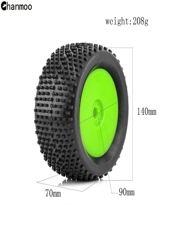 1/8 RC Off Road Racing Truck Tires And Wheels