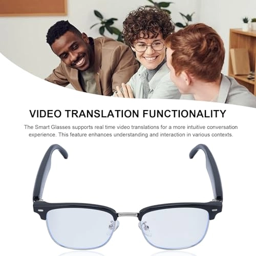AI Translation Glasses - Over 144 Languages Real Time Translation Built In Mic