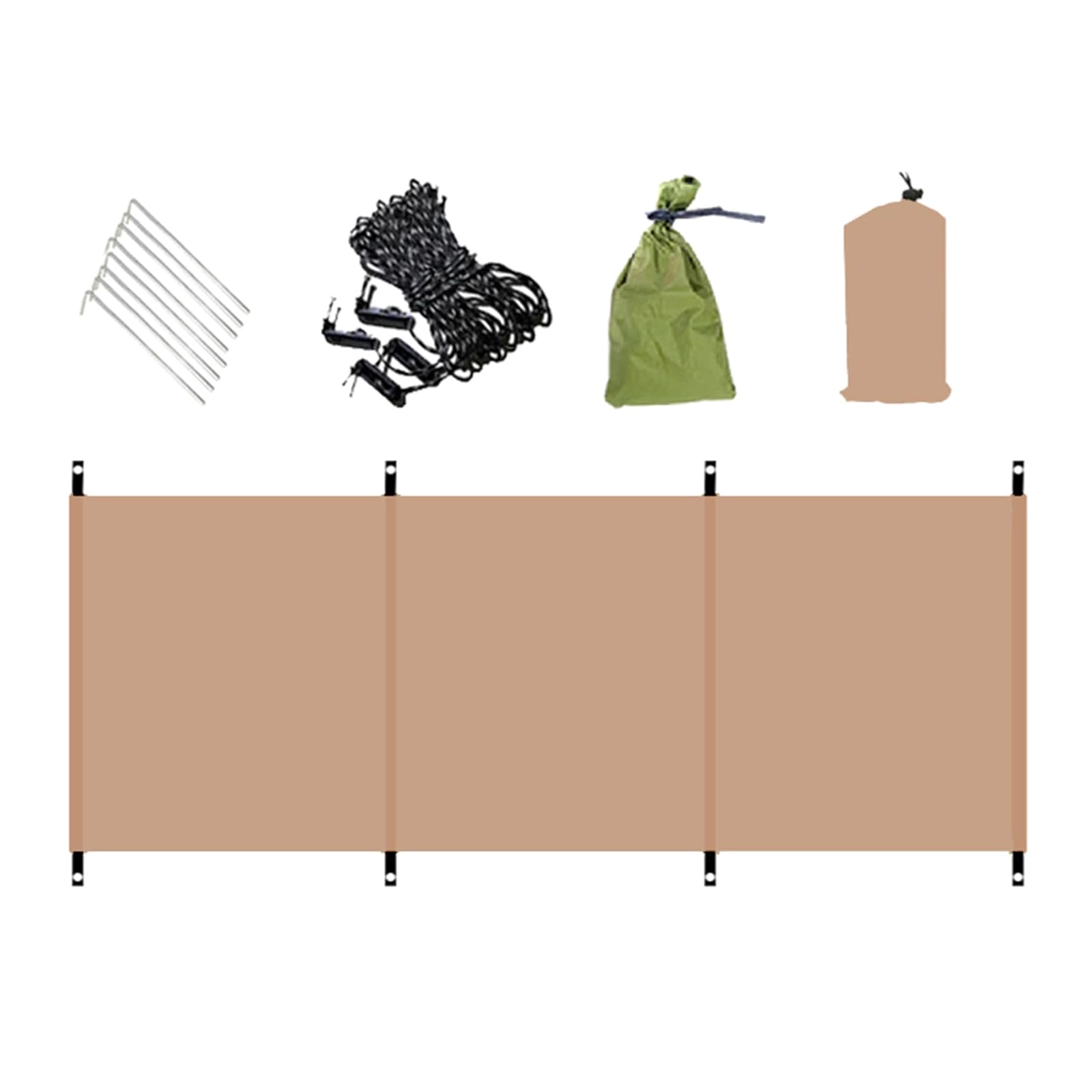Multipurpose Portable Tent Windbreak - 250x70cm