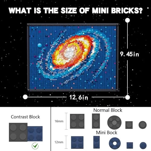 Milky Way Galaxy 3D Wall Art Building Set