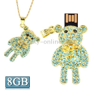 Bear's Paw Shaped Silicone USB Flash Disk - USB 2.0 8GB