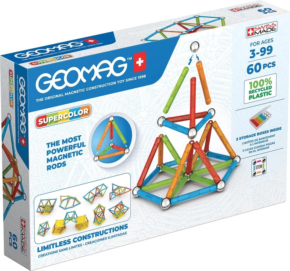 Geomag Bars and Panels - 3D Models 60pcs
