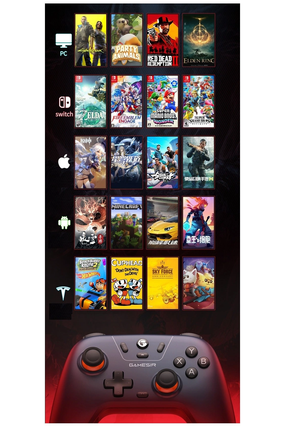 Nova Lite - WHITE PC iPhone Android Switch & Steam Deck