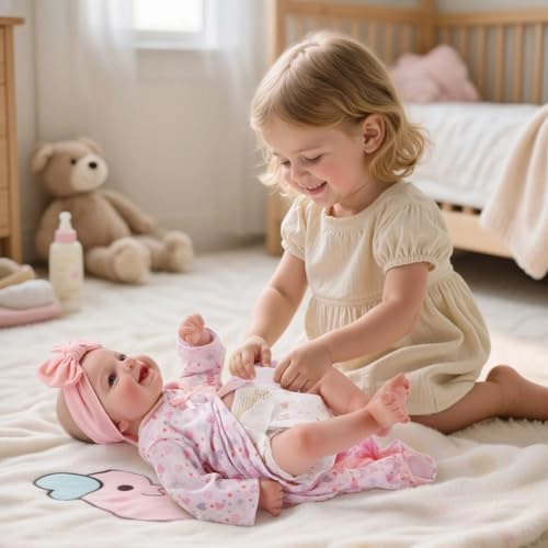 Reborn Baby Doll - 20 Inch Vinyl Drink & Pee Ages 3+
