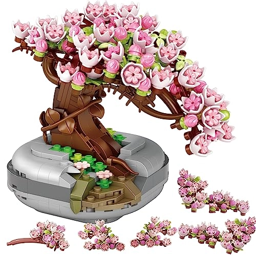 YONGJULE Cherry Blossom Bonsai - Color changing ABS