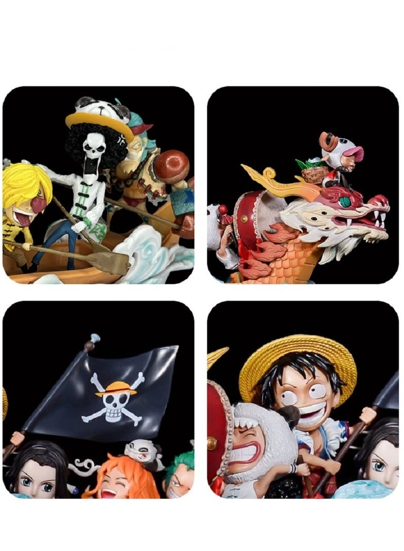 Luffy + Nami + Zoro + Sanji + Brooke + Chopper - One Piece (QQ0046)