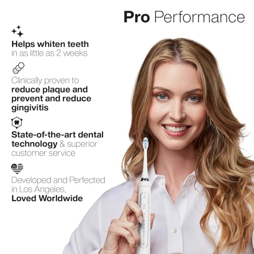 Black Series PRO - UltraWhitening 5 Modes 6 ProFlex Brush Heads