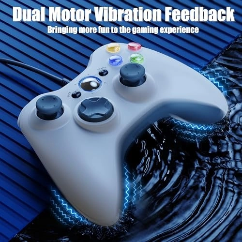 Xbox 360 Controller - White + Black
