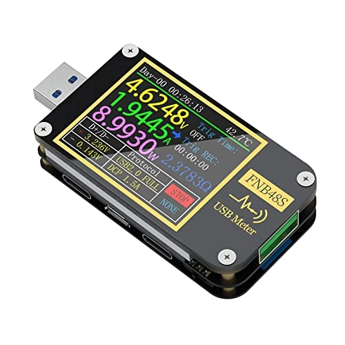 Leftwei USB Voltage Meter - Realtime Monitoring Multifunctional