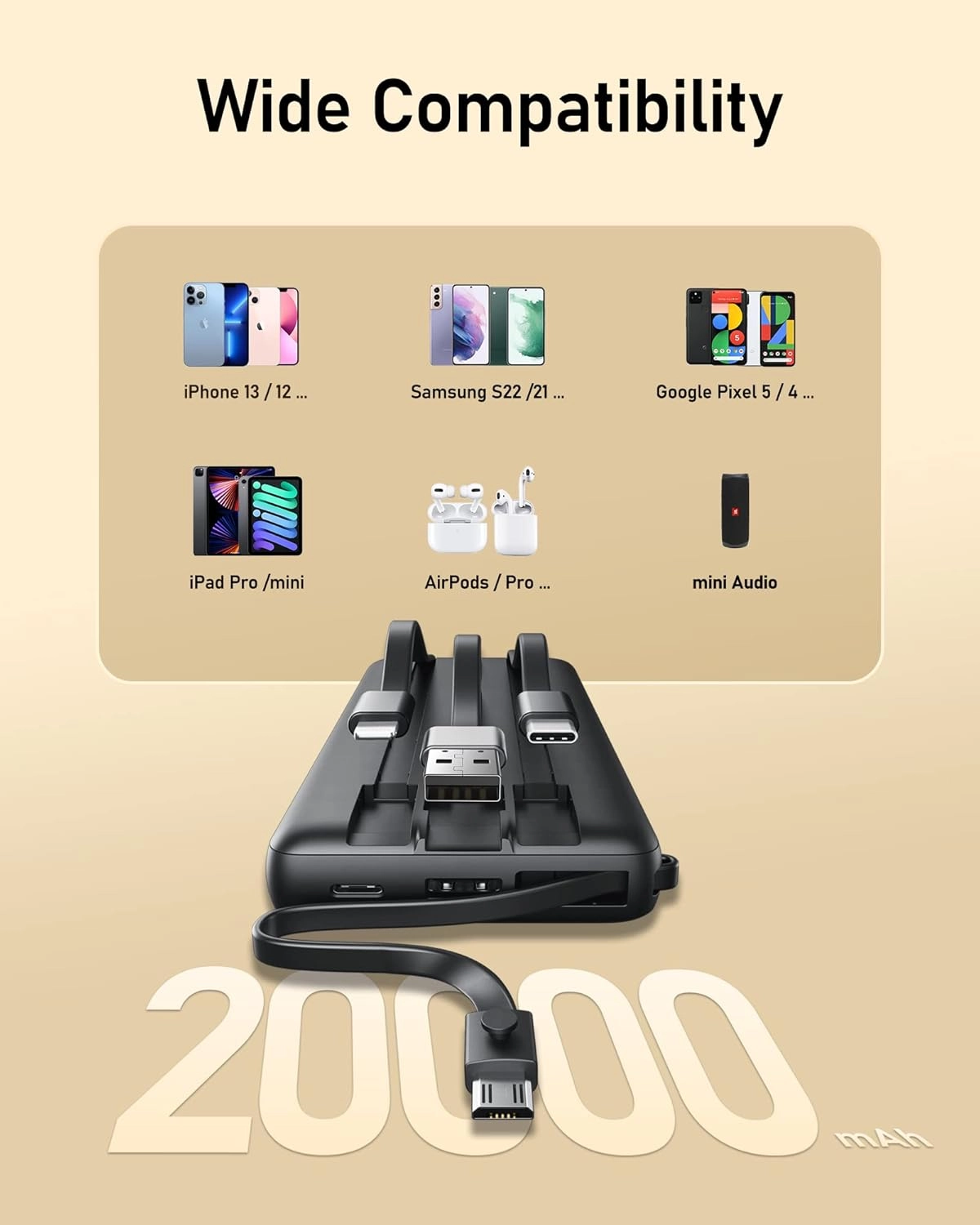 Power Bank - 20000mAh