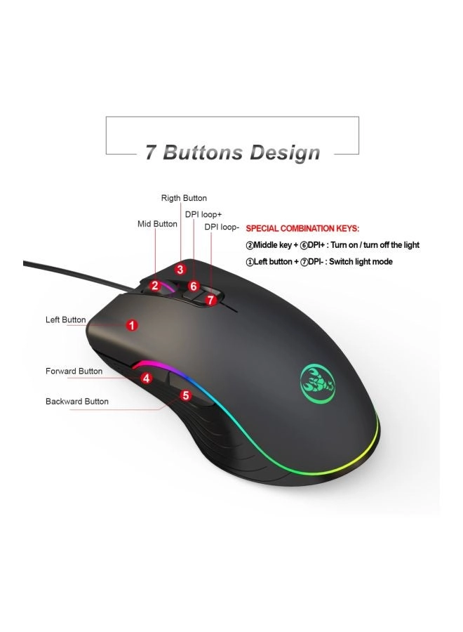 A866 Game Optical Mouse - Wired