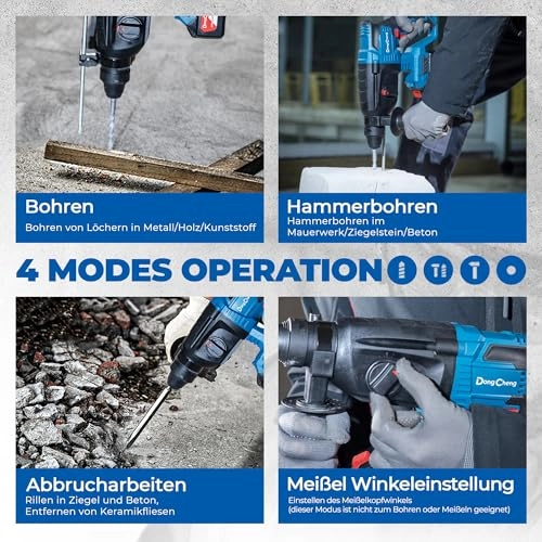 18V Cordless Hammer Drill - Battery Powered