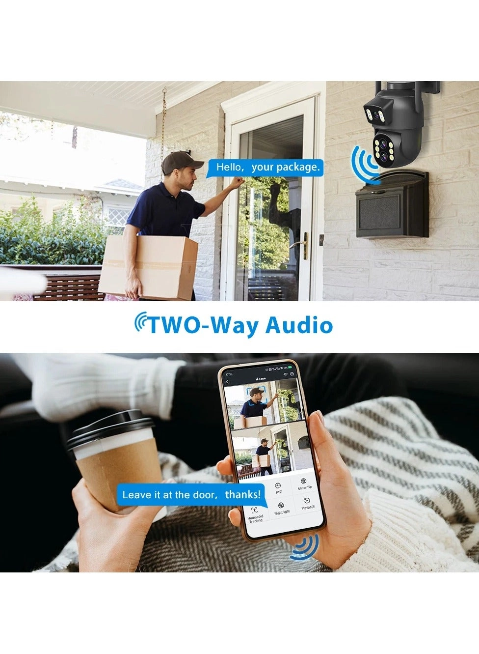 8MP WiFi IP Security Camera 4K