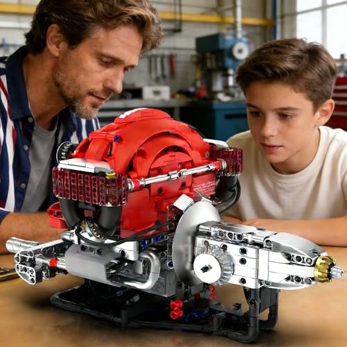 V8 Engine Building Kit (K96216) - creativity engine building block toy