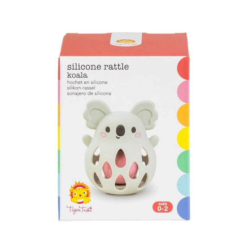 Silicone Rattle - Koala - 0 + silicone