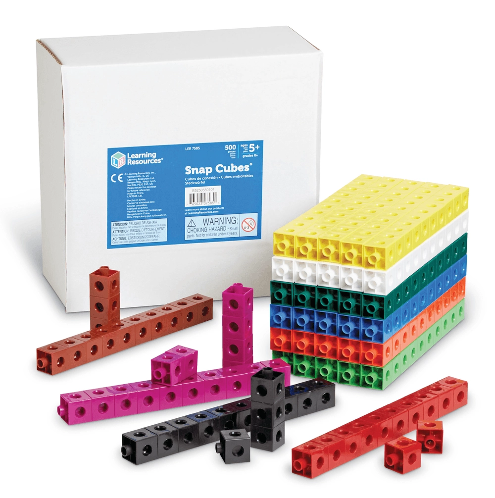 Learning Resources Snap Cubes - 5+ 500 pieces