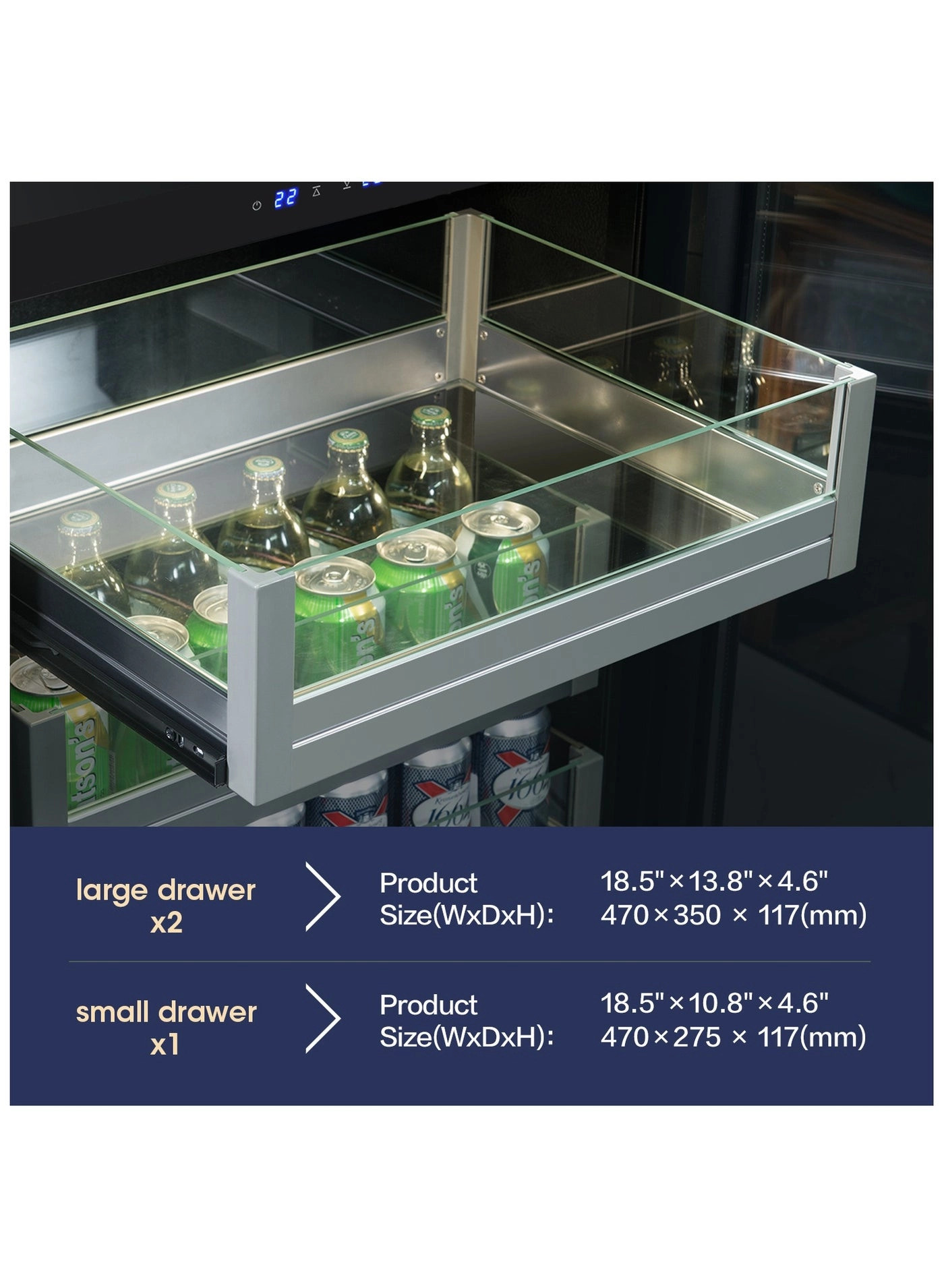 Embedded or Standalone Beverage Cooler