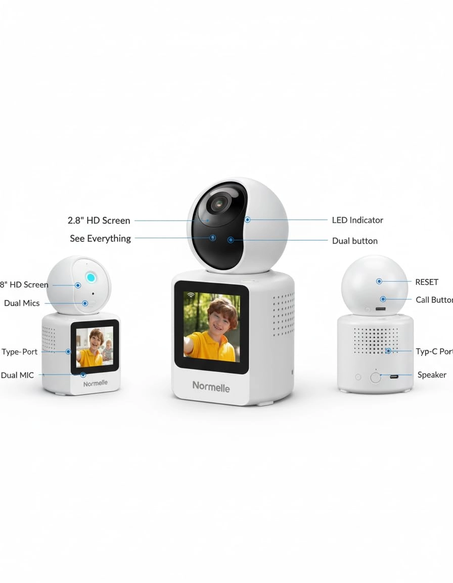 Wifi Indoor Security Camera 1080p