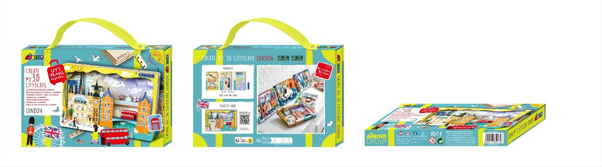 Lets Travel Together 3D Cityscape Building Kit