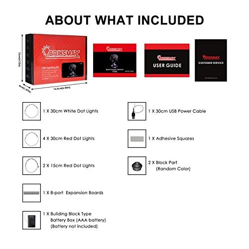 Led Lighting Kit for LEGO Star Wars Dark Trooper Helmet 75343