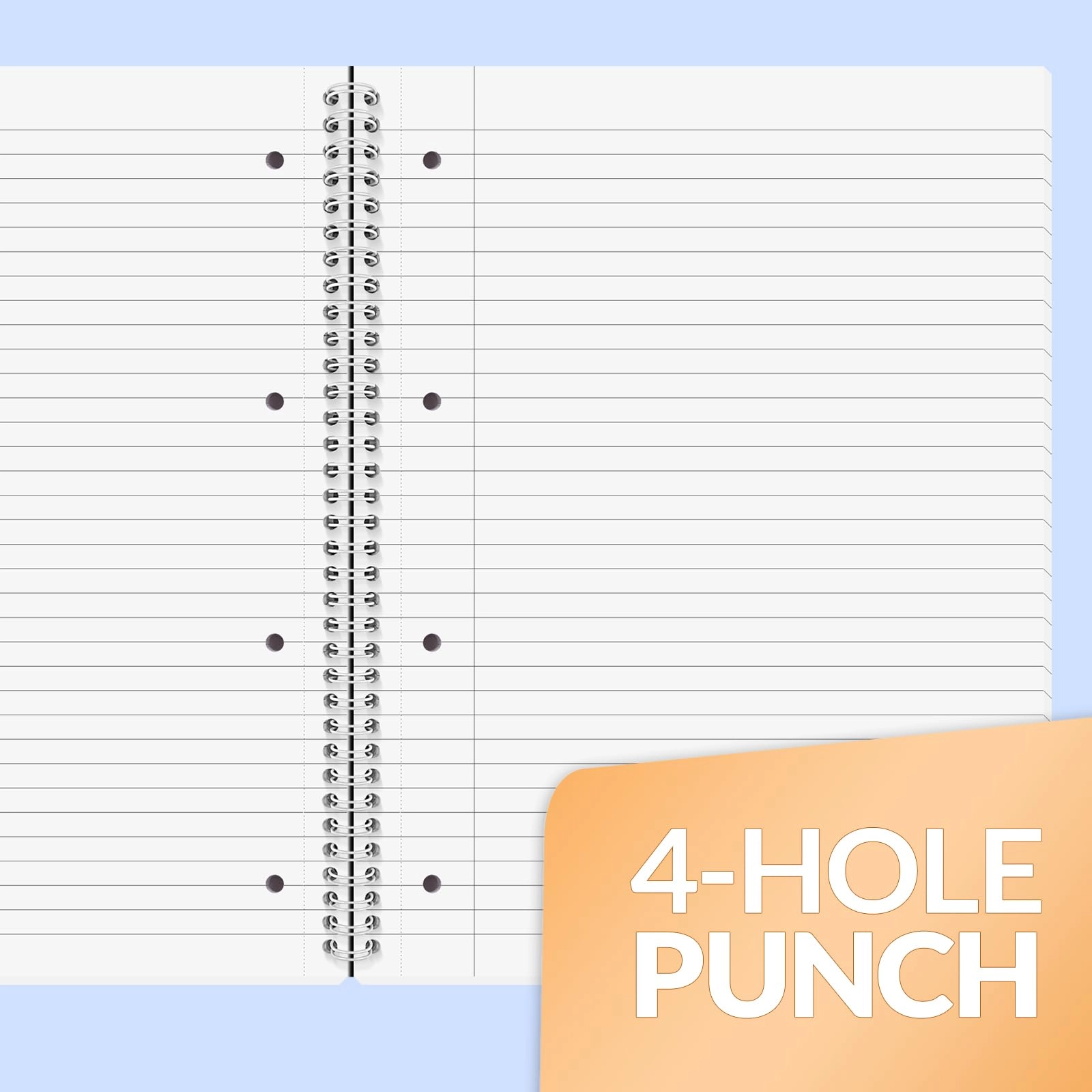 Notebook A4 Spiral - Lined 100 Sheets