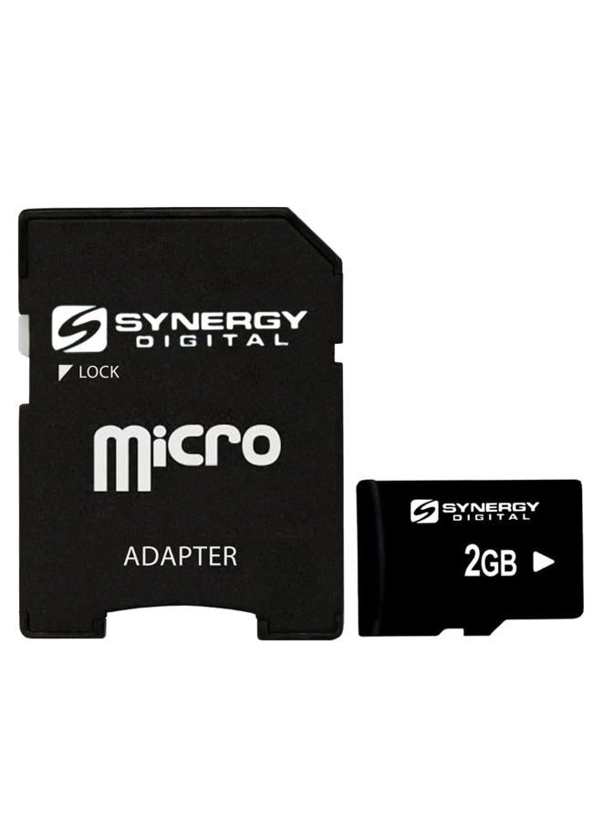 Synergy Digital MicroSD Memory Card - 2GB