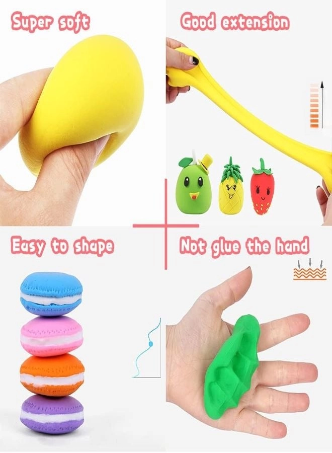 Polymer Clay Kit - Baking with carving tools 36pcs.