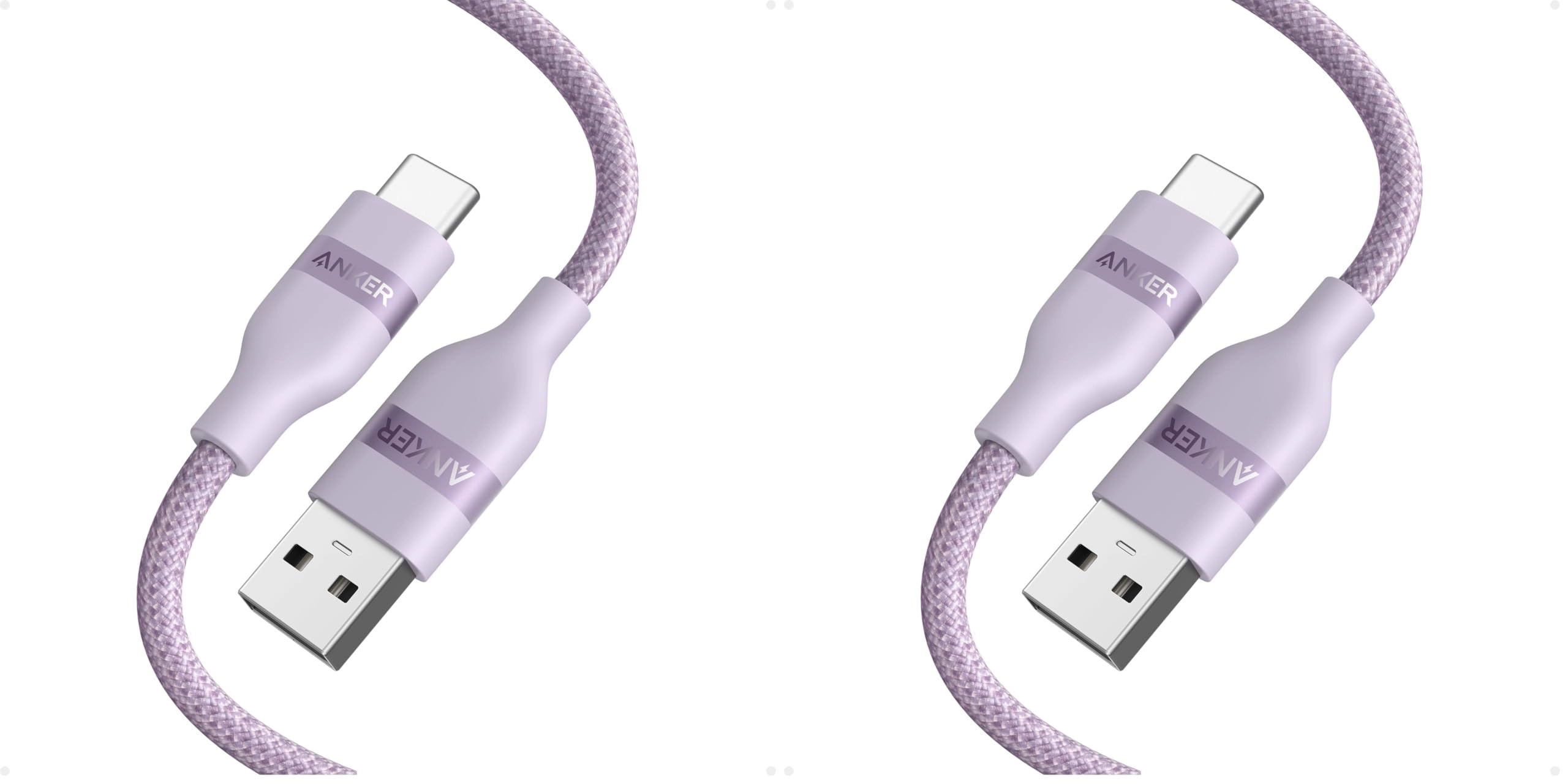 Anker Charge Cable 60W USB-A to USB-C 0.9m Braided (2-Pack)