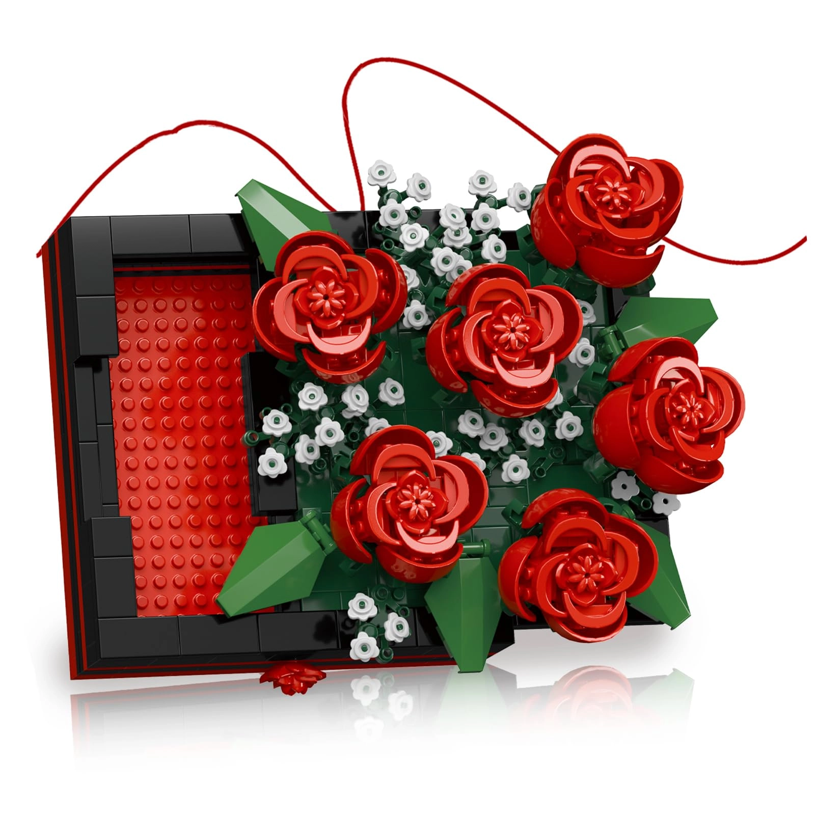 Vilbocr Flower Building Blocks Jewelry Box - 687pcs