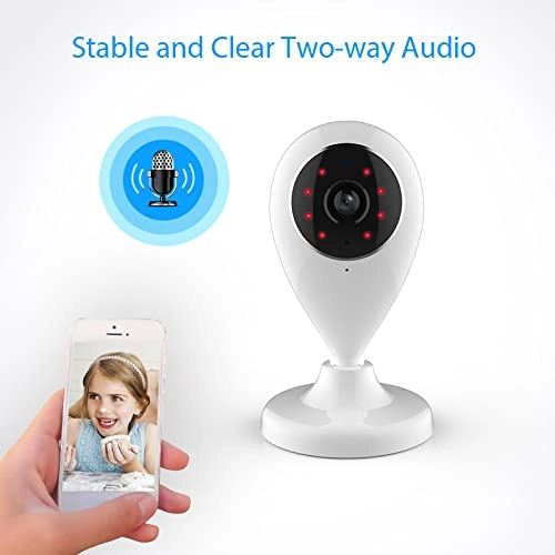 720p Fixed Ceiling Mount WiFi Security Camera