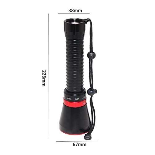Diving Flashlight - 7x XM-L L2 LED 26650