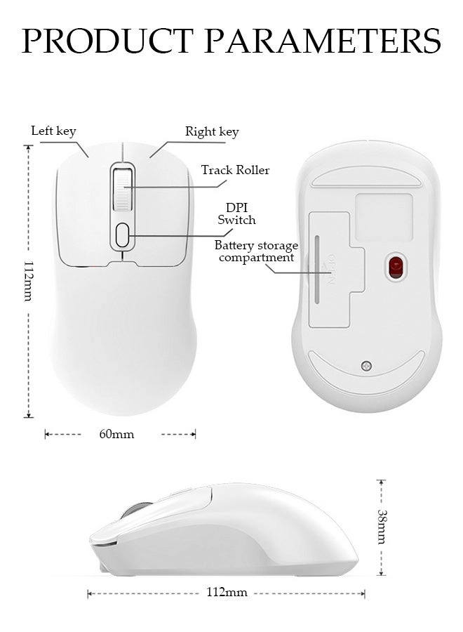 Slim Dual Mode Mouse - Wireless