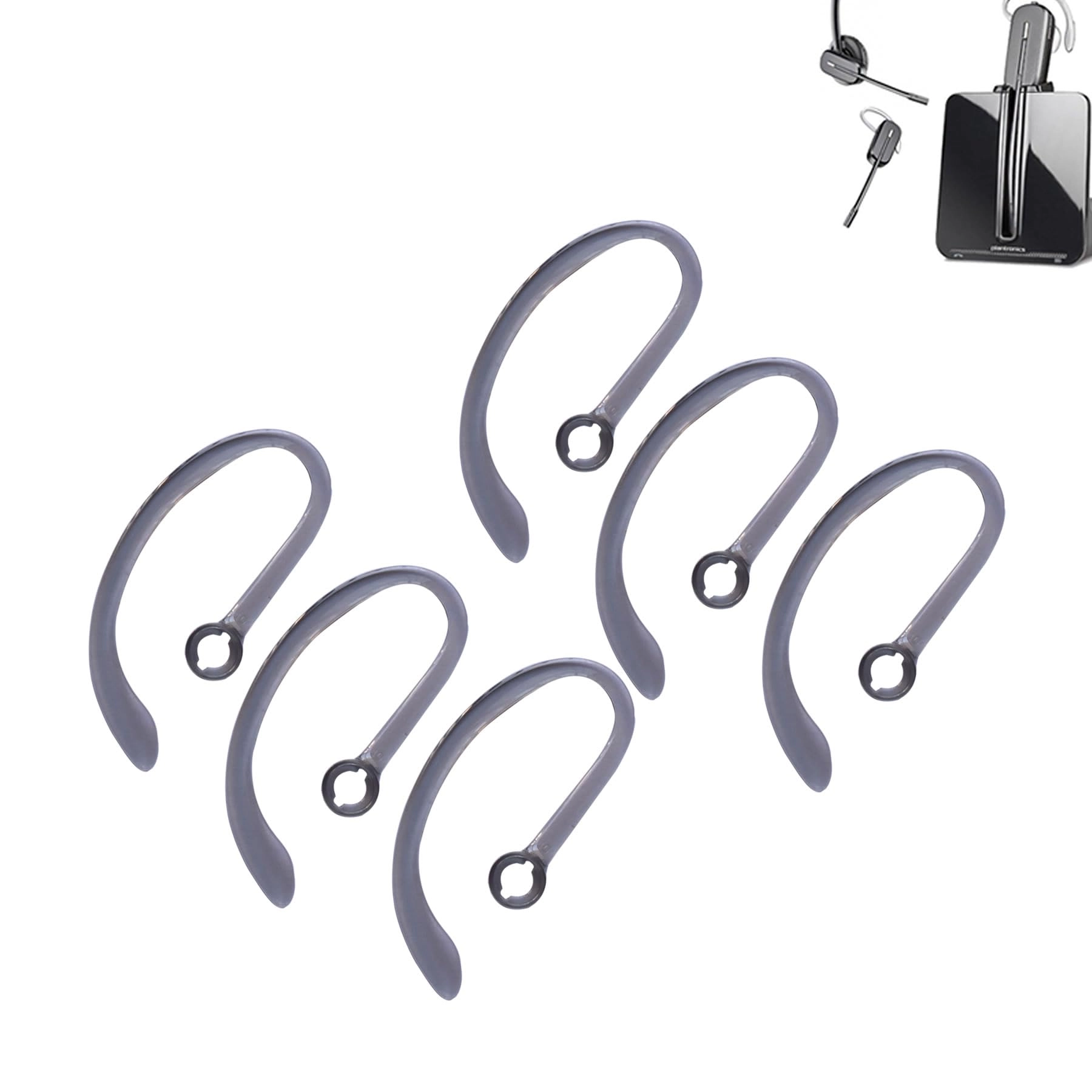 Earhooks for SAVI CS540 W740 W745 W440 WH500 - 6 pcs S/M/L