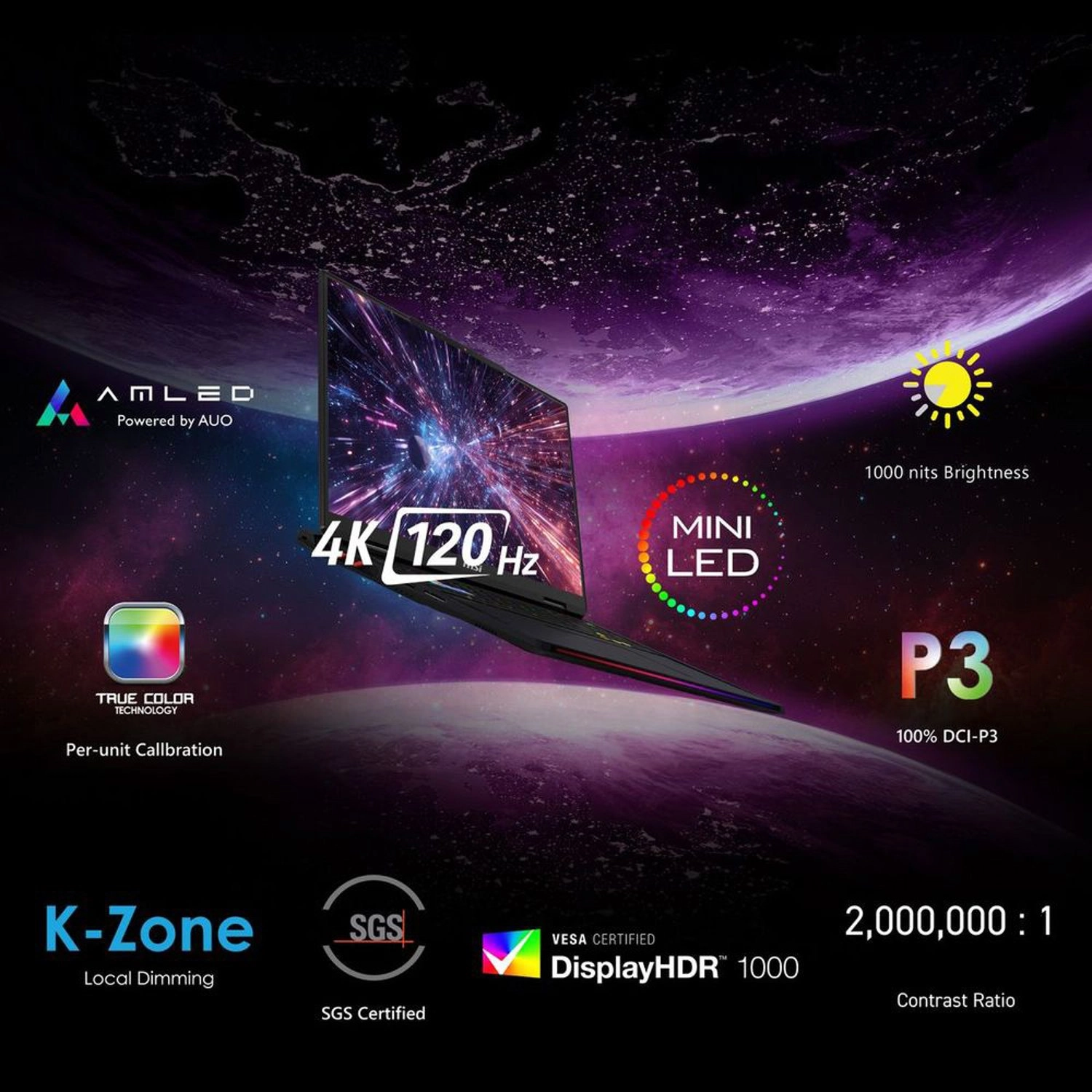 Raider A18 HX RAIDERA18HX082 - 18'' Ryzen 9-9955HX3D 64GB DDR5 2TB NVMe SSD