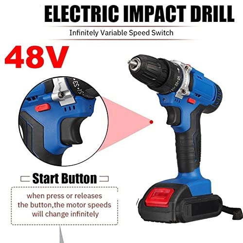 Electric Cordless Screwdriver Drill