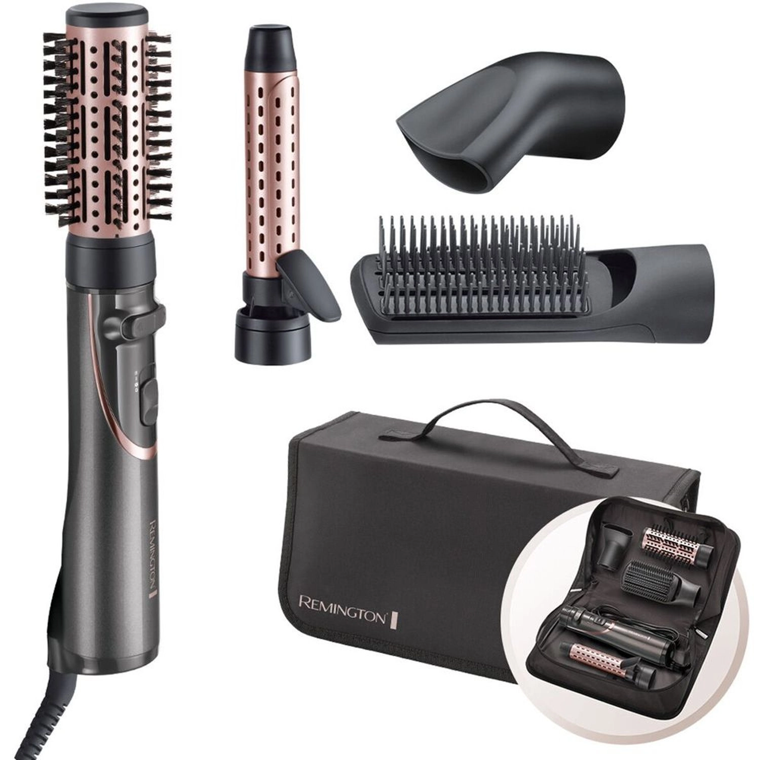 Remington Curl And Straight Rotating Hair Styler - 40mm 30mm