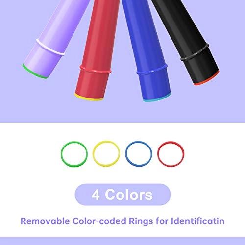 Replacement Toothbrush Heads - 16pcs Multicolor