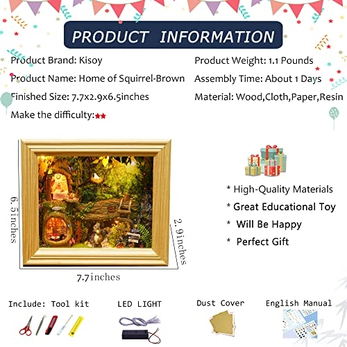 Dollhouse Miniature - Home of Squirrel-Brown