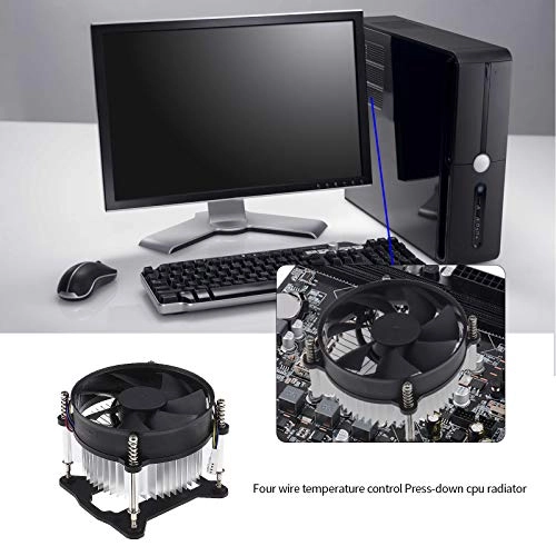Silent Fan with Heatsink - 92x92mm