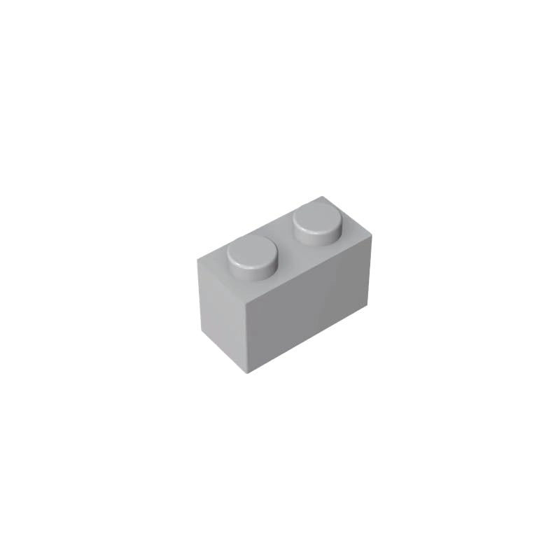 XYEIUGO Brick 1x2 Without Bottom Tube - 50 pcs