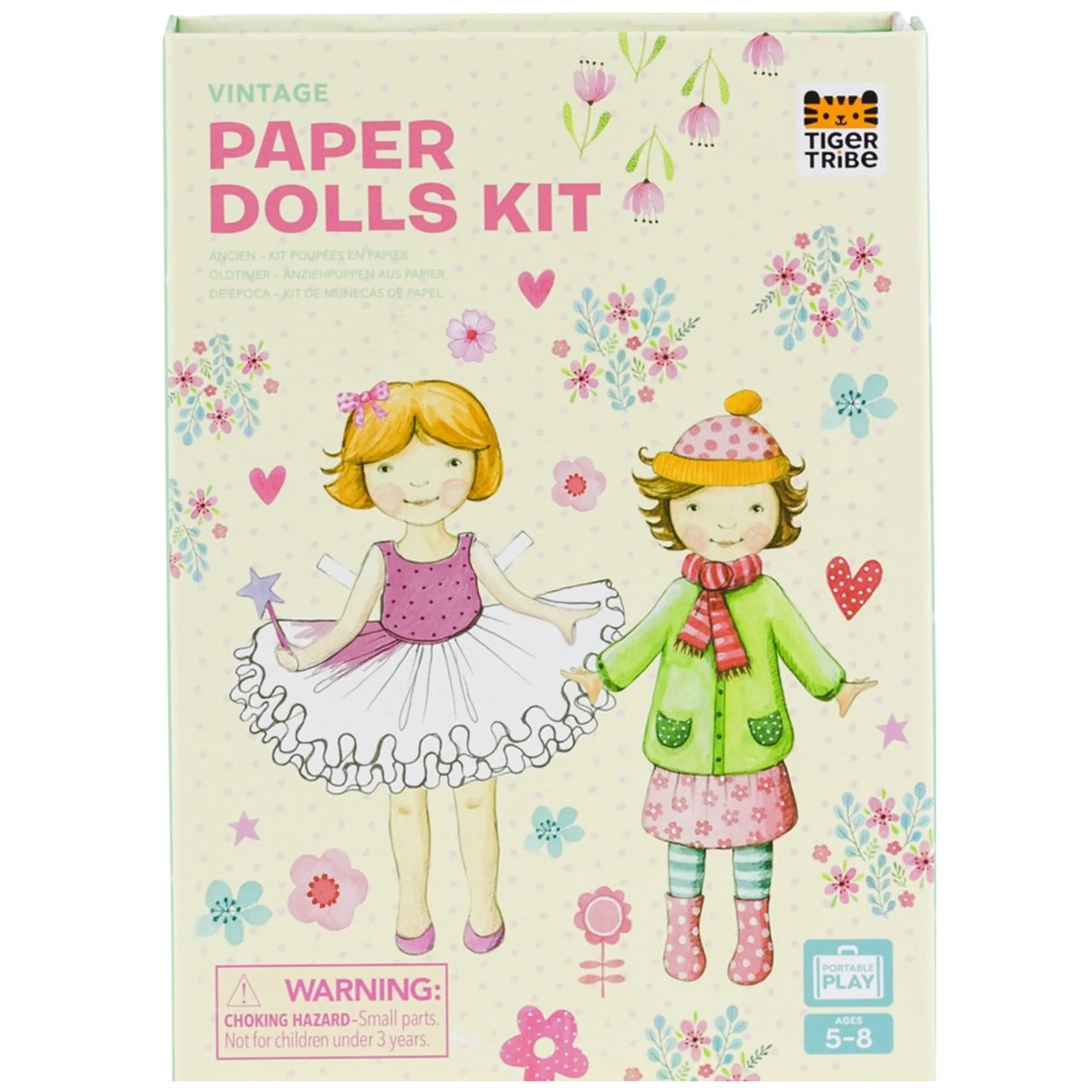 Tiger Tribe Paper Doll Kit - 3+ years