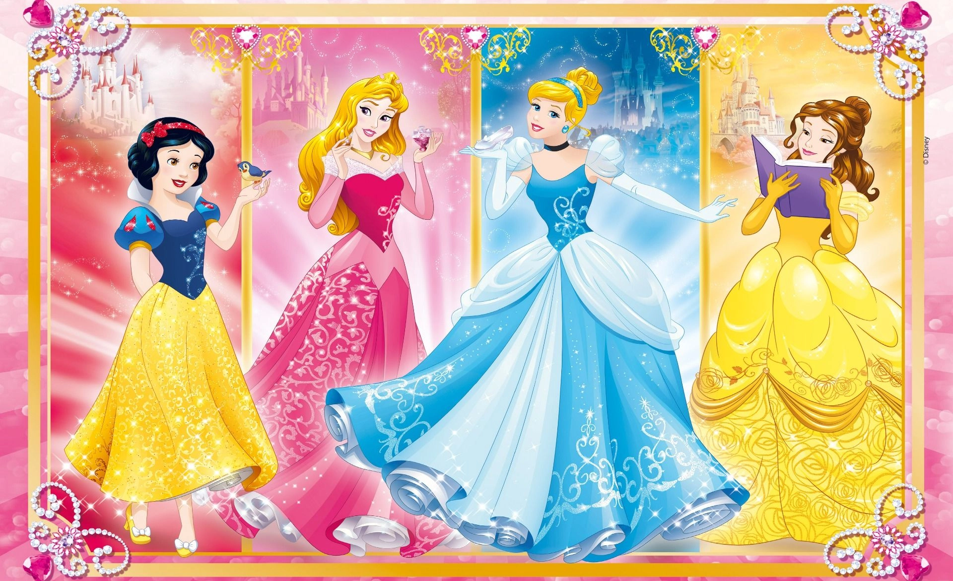 Disney Princess 2-in-1 Puzzle (ALGT-07133) - 120 pcs