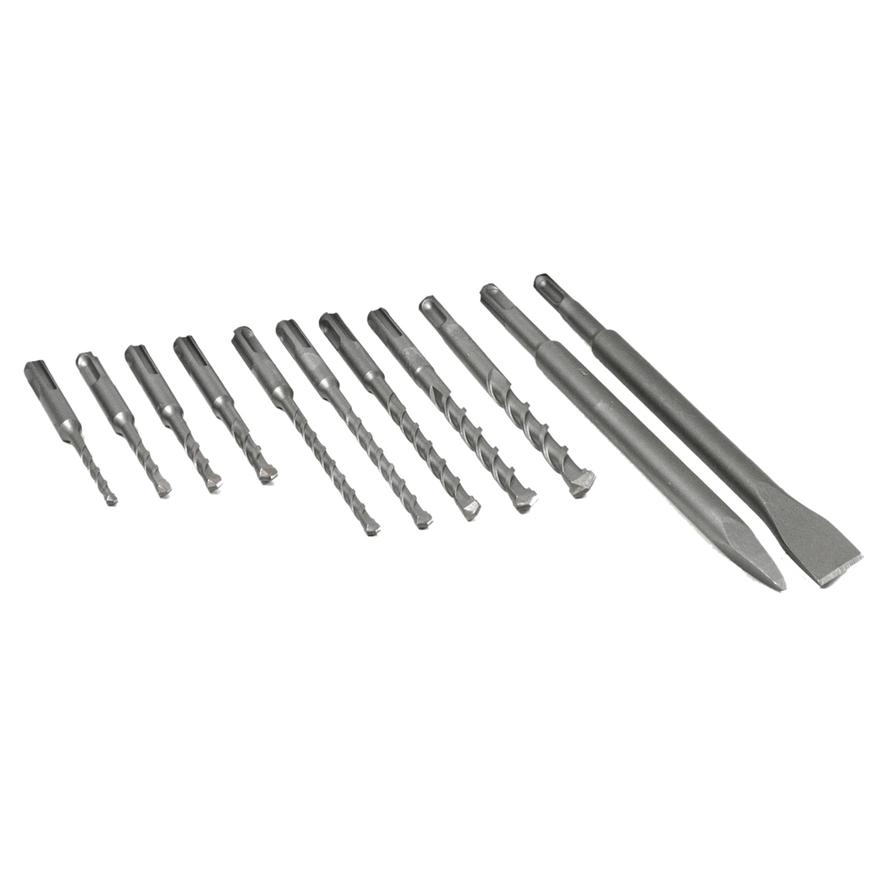 SDS Plus Mixed Drill Bit Set - hardened steel 11 piece(s)