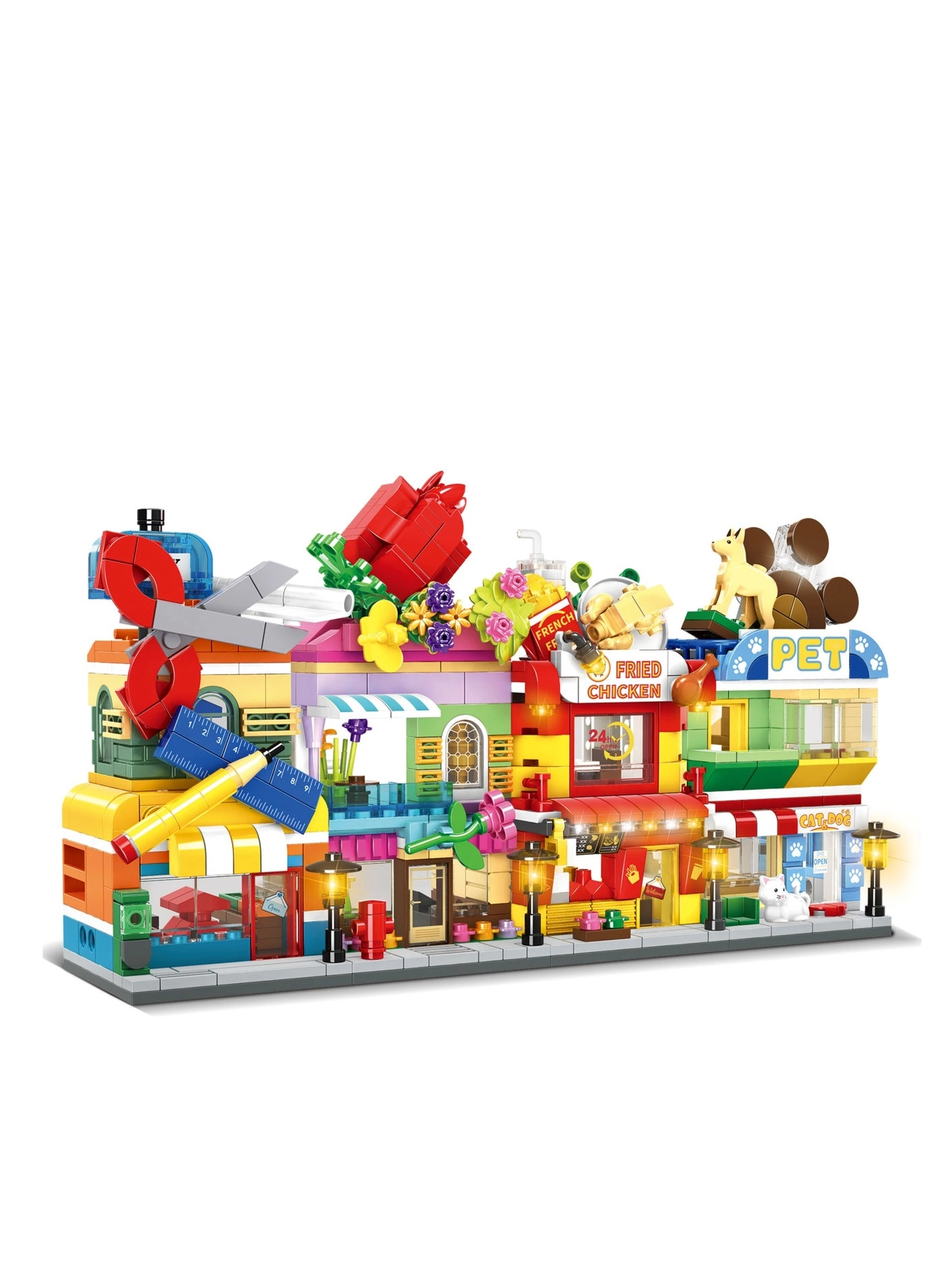 Building Blocks Set - Flowers 903 pcs