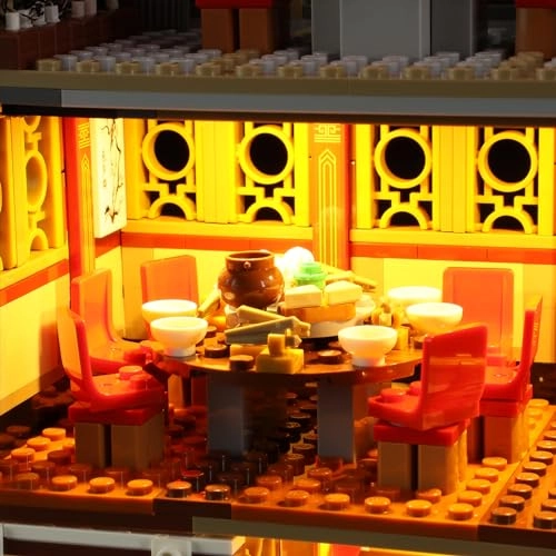 Led Lighting Kit - for LEGO 80113 Family Reunion Celebration Compatible with LEGO Spring Festival Building Set Not Include LEGO Set
