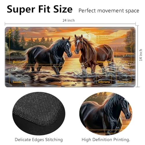 MTG Playmat Rubber Gaming Mouse Pad - 60.96x35.56 cm