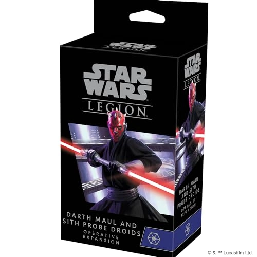 Star Wars Legion: Separatist Alliance - Darth Maul and Sith Probe Droids Operative - Miniatures Game